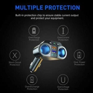 Dual USB Car Charge Cigare socket Lighter Fast Car Power Best~ Adapter Car M8X1 - Photo 1 sur 8