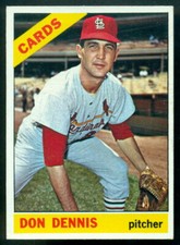 1966 TOPPS OPC O PEE CHEE BASEBALL #142 Don Dennis EX-NM St. Louis Cardinals 