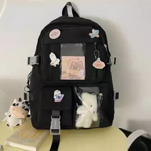 Lindas mochilas escolares para estudiantes adolescentes niñas bolsillos mujeres computadora portátil Bac - Imagen 1 de 28