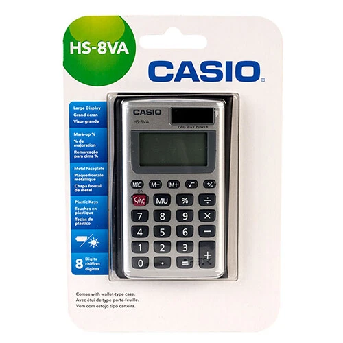 Casio HS-8VA Basic Calculator - Image 1 of 1