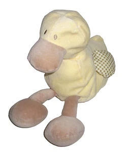 Mamas & Papas Darcy Duck Yellow Floppy Plush Stuffed Animal Lovey Toy - Picture 1 of 4