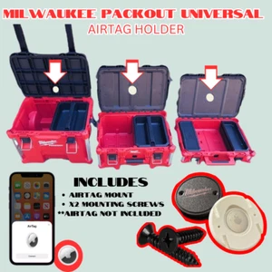 Airtag Halterung für Milwaukee® PACKOUT™ | Multikompatible Deckel | HARDWARE ENTHALTEN - Bild 1 von 4