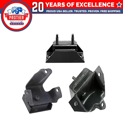 Fits 1988-1996 Ford E150 E250 E350 Econoline/Club Wagon 4.9L Motor& Trans Mount - Image 1 of 2