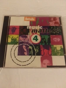 Details Magazine Music Matters Volume 4 Audio CD by Various Artists Like New - Picture 1 of 4