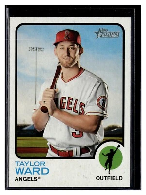 2022 Topps Heritage TAYLOR WARD #421 High Number LOS ANGELES ANGELS MLB BASEBALL - Image 1 of 2