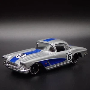 1962 62 Chevy Chevrolet Corvette Coche de Carreras 1:64 Escala Maqueta Metal - Imagen 1 de 7