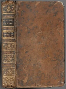 LE PARADIS PERDU DE MILTON traduction par Mr RACINE Poésie Tome Second en 1755 - Imagen 1 de 12