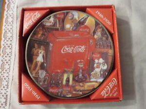 Miniature Eras of Coca Cola Collectors Plate #4
