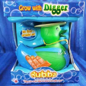 Digger Farmer Rubba Duck Rubber Duck Farm NIB New! - Picture 1 of 4