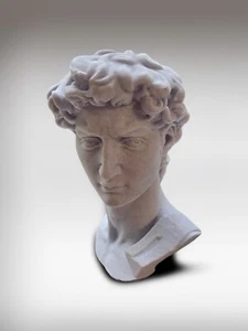 Klassische David Büste - 3D gedruckte Renaissance Skulptur - künstlerische Wohnkultur & von - Bild 1 von 6