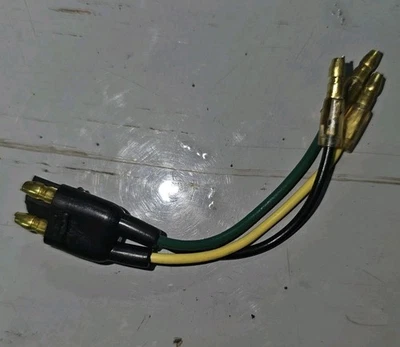 Cabo de chicote de fios para faróis NOS Yamaha AT1 CT1 DT1 RT1 HT1 214-84159-61 1968-1970 - Imagem 1 de 3