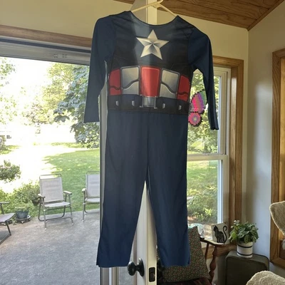 Marvel Vengadores CAPITÁN AMÉRICA Disfraz Halloween Niño Pequeño 4-6 Foto 1 de 2