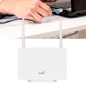 EU Plug Wireless Router 4G CPE WiFi Mobile Network Hotspot With LAN/WAN Port FY - Afbeelding 1 van 22