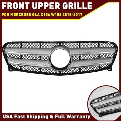 Parrilla de repuesto para parrilla delantera Mercedes Benz Clase GLA250 2015-17 Foto 1 de 4