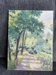 Pintura acrílica vintage - Country Road 12 X 16 - Imagen 1 de 5