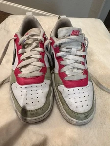 Nike Court Borough Low Recraft GS Honeydew Pink Ultramarine Youth 3.5 DV5456-108 - Picture 1 of 5