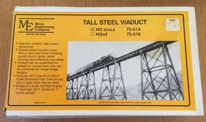 HO gauge Micro Engineering Co 75-514 tall steel viaduct boxed kit - Picture 1 of 1