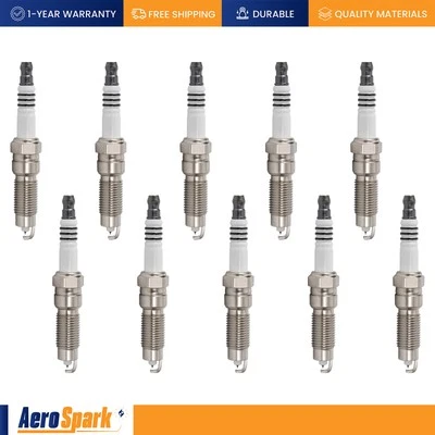 10 Platinum Spark Plugs for 2011-2019 Ford F-59 Commercial Stripped Chassis 6.8L - Image 1 of 4