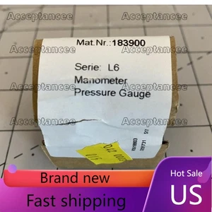 US FREE TAX New FESTO MA-40-10-G1/4-EN 183900 Manometer Pressure Gauge Series L6 - Picture 1 of 15