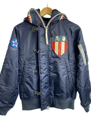 A BATHING APE × NEIGHBORHOOD Jacket Navy S Used - Image 1 of 4