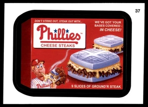 2016 Topps MLB Wacky Packages #37 Phillies Cheese Steaks - Picture 1 of 2
