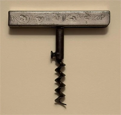 Sacacorchos de bolsillo plegable alemán de 1892 Edmund Jansen patente Foto 1 de 4