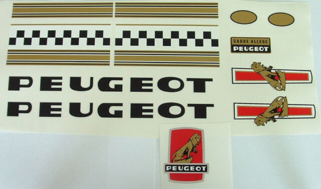 ▷▷🥇Pegatinas Peugeot para Bici Clásica en vinilo 🥇 ✓