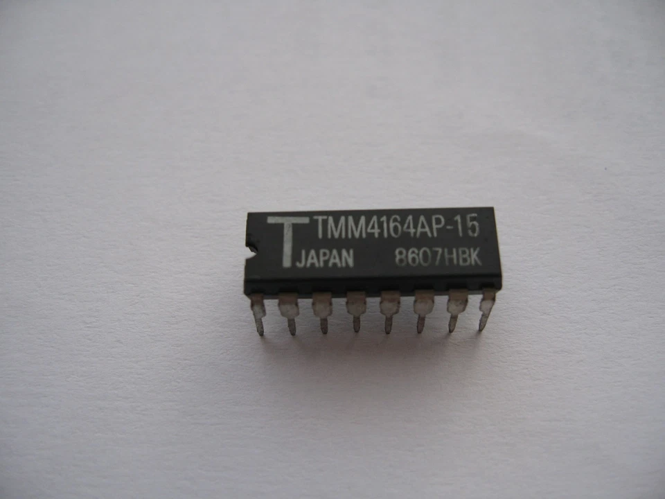 TOSHIBA 64K DRAM 4164 TMM4164 TMM4164AP TMM4164AP-15 8607HBK for XT AT Mainboard - Image 1 of 1