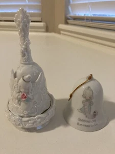 Set of 2 Precious Moments Bells - Picture 1 of 9