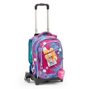 Zaino Trolley Scuola 2in1 con Carrello Removibile Sweet Jungle Giochi Preziosi - Foto 1 di 10