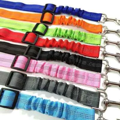 Anti Shock Pet Dog Car Seat Belt Clip Bungee Lead Vehicle Travel Safety Harness - Image 1 of 4