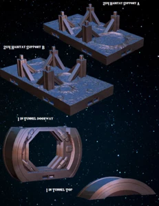 Moonbase Part 2 - Pathfinder - Dungeons & Dragons - RPG - Tabletop-Terrain - 28 - Bild 1 von 23