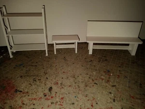 1:18 Scale 2 work benches and shelf for Garage or work Shop for Diorama's   - Picture 1 of 4