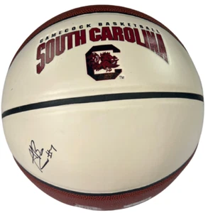 ALIYAH BOSTON signed (SOUTH CAROLINA GAMECOCKS) F/S LOGO ball PSA/DNA AN10055 - Picture 1 of 2