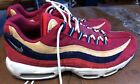 NIKE AIR MAX 95, RED, WHEAT & BLACK STRIPES, Sz11.5, EXCELLENT CONDITION!
