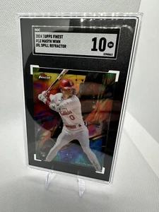 2024 Topps Finest Masyn Winn RC Oil Spill #12 SSP St Louis Cardinals POP 1 - Picture 1 of 2