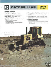 Equipment Brochure - Caterpillar - D4H LGP - Crawler Tractor - c1986 (E3080)