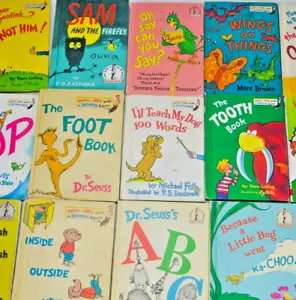 15+ Vintage helle & frühe Anfängerbücher Dr. Seuss Berenstain 1960er-80er Jahre matt HC - Bild 1 von 10