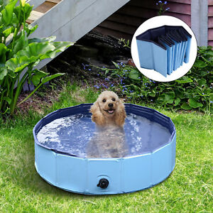 160 x 30cm Hundepool Doggy Pool Haustier Schwimmen Pool Blau Gratis DEDHL