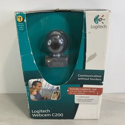 Logitech Webcam C200 W/ Built In Microphone & Logitech PC Vid Brand New 🔥🚐 - Image 1 of 3