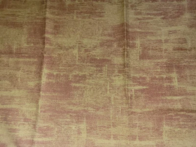 Vintage Brown Red Duckcloth Fabric Crosshatch Pattern56" W x 1/2 yd L w/ extra - Image 1 of 4