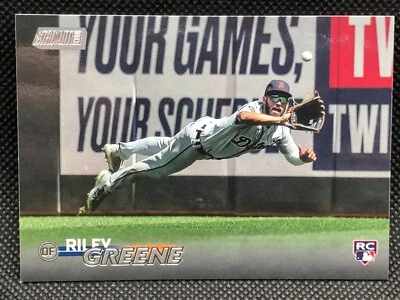 RILEY GREENE 2023 TOPPS STADIUM CLUB**BASE ROOKIE**#3 TIGERS (RC) - Image 1 of 2