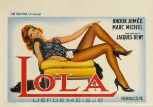 Historic Lola 1961 Movie Advertising Postcard - Picture 1 of 2