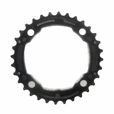 RaceFace Turbine 32T 32 Tooth 104 mm BCD Chainring 10 Spd Alloy Black CNC - Image 1 of 4