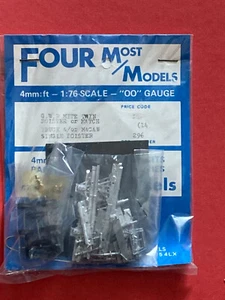 GWR Mite Twin Bolster or Match Truck &/or Macaw white metal kit 00 Unopened B402 - Picture 1 of 1