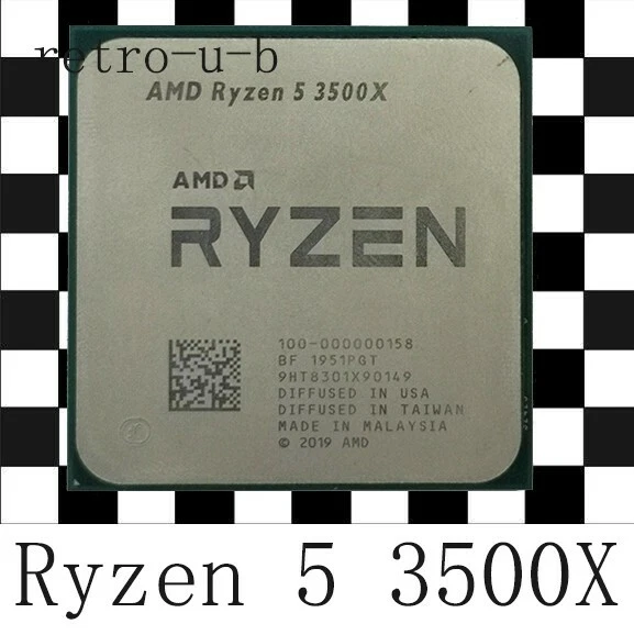 AMD Ryzen 5 3500X 3.6GHz 6-Core 3M Socket AM4 65W CPU Processor  R5 3500X - Image 1 of 1