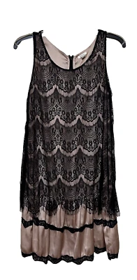 Vestido Fossil sin mangas con cordones negro forrado para mujer talla XS Foto 1 de 4