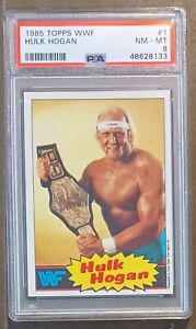 1985 Topps WWF #16 Hulk Hogan Royal Crown novato Profesional autenticador de deportes 7 casi NUEVO WWE Wrestling tarjeta