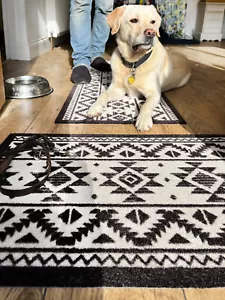 Muddle My Mat Door Mat washable Anti Slip (My Tribal 1) Doormat And Runner - Picture 1 of 10