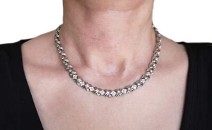 Tiffany & Co. Signature X 1.08ct Diamond Necklace in 18k White Gold - Picture 1 of 6